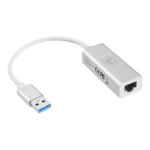 Adaptador de Rede USB3.0 p/ RJ45 Gigabit MSI Prateado