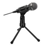 Microfone Equip Mini Stereo c/ Tripé Preto