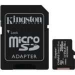 Micro SDXC Kingston 256GB Canvas Select Plus 100R A1 C10 CARD+ADP