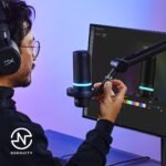 Microfone HyperX DuoCast RGB USB Preto - Image 10