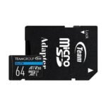 Cartão de Memória MicroSD TeamGroup 64GB Class10 (U3) V30 45/90MB/s + AdaptadorSD