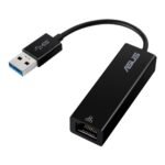 Adaptador de Rede USB3.0 p/ RJ45 Gigabit Asus OH102 Preto