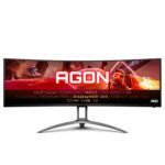 Monitor Curvo AOC AGON AG493UCX2 VA 48.8' Dual QHD 32:9 165Hz FreeSync / G-SYNC Compatible