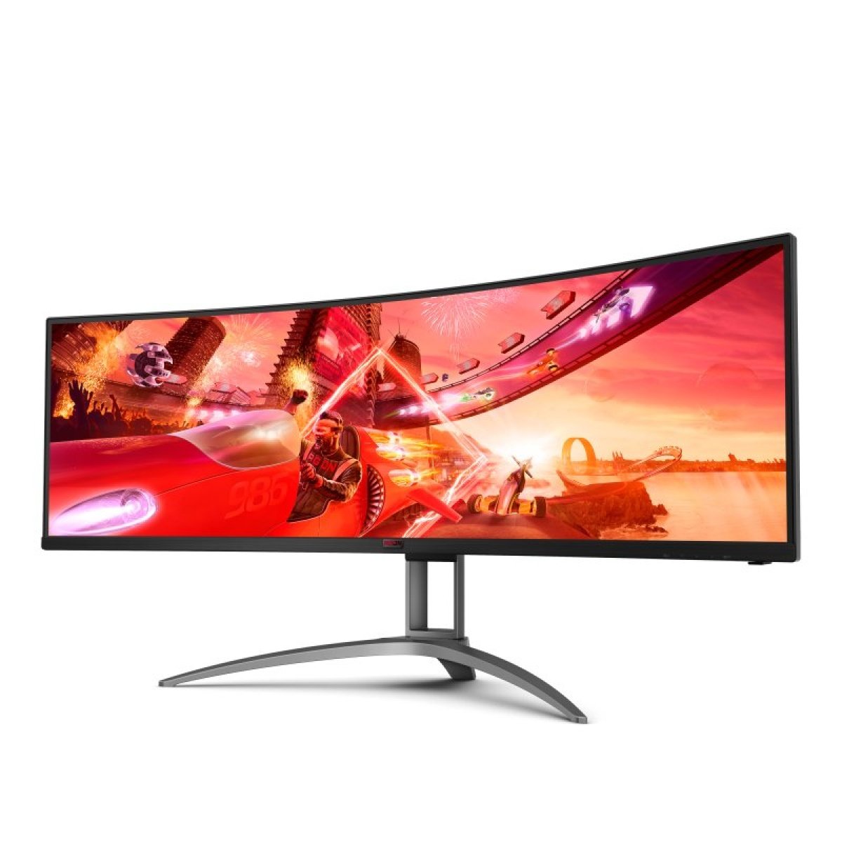 Monitor Curvo AOC AGON AG493UCX2 VA 48.8' Dual QHD 32:9 165Hz FreeSync / G-SYNC Compatible - Image 2