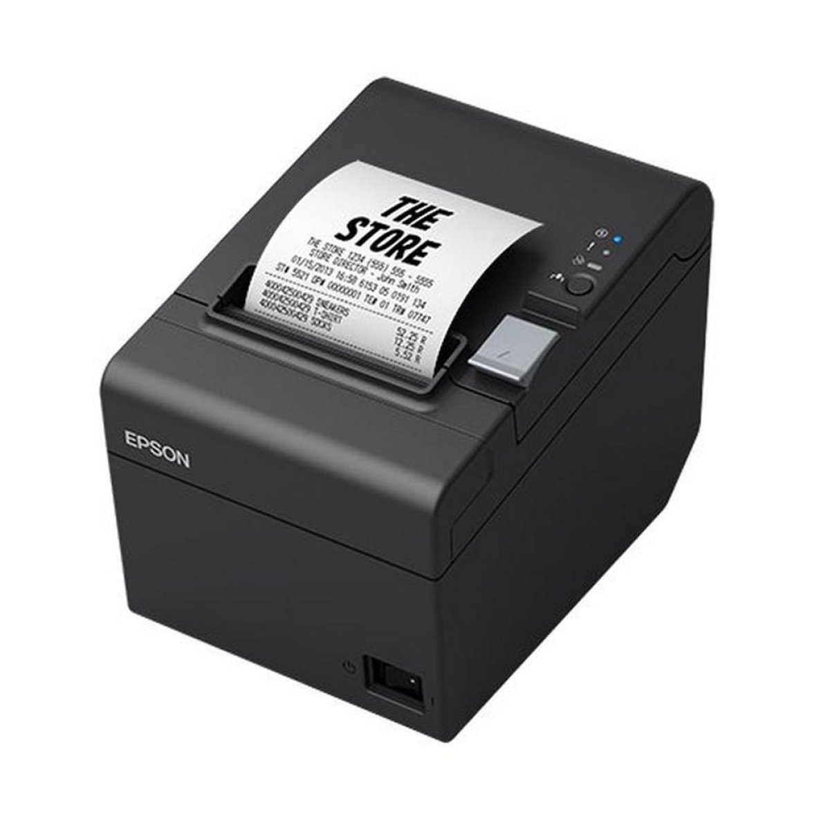 Impressora Pos Epson TM-T20III (012): Ethernet + Série Preta - Image 1