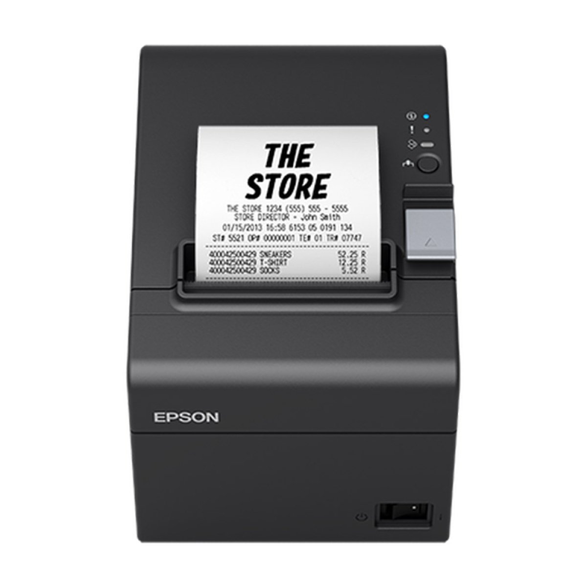 Impressora Pos Epson TM-T20III (012): Ethernet + Série Preta - Image 2