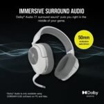 Headset Corsair HS55 7.1 Wireless Branco - Image 3