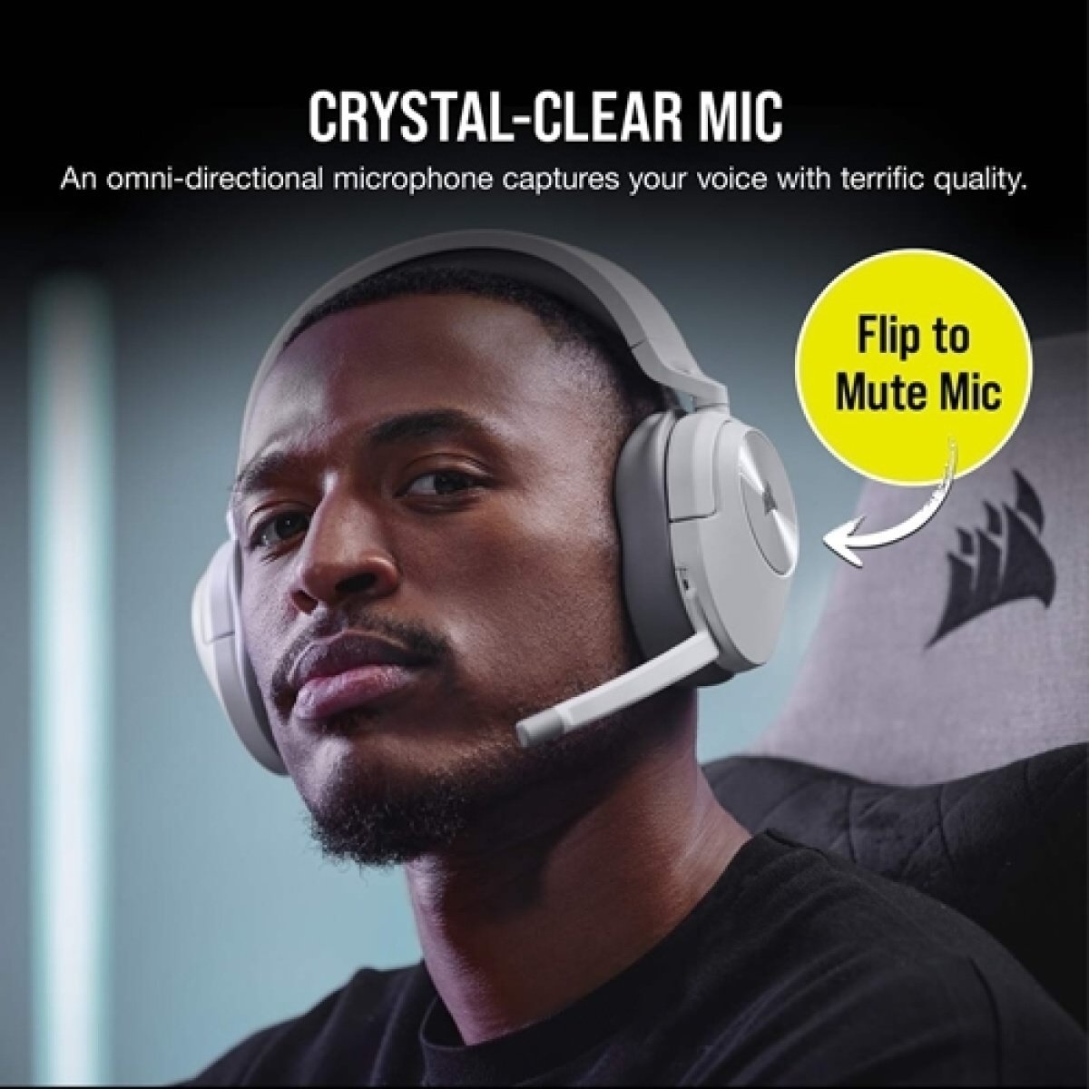 Headset Corsair HS55 7.1 Wireless Branco - Image 5