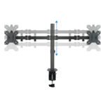 Suporte de Mesa Tooq Duplo Tilt e Giratório e Altura Ajustável 13" - 32" 8Kg Preto - Image 3