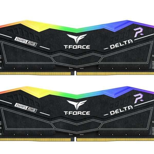 Memória RAM Team Group Delta RGB 32GB (2x16GB) DDR5 6000MHz CL30 Preto