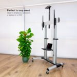 Suporte Móvel Tooq PARTENON 60" a 100" Máx. 100Kg Prateado - Image 9