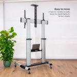 Suporte Móvel Tooq PARTENON 60" a 100" Máx. 100Kg Prateado - Image 10