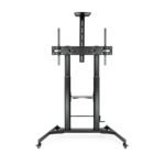 Suporte Móvel Tooq ZEUS 60" a 100" Máx. 100Kg Preto - Image 2