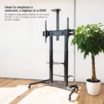 Suporte Móvel Tooq ZEUS 60" a 100" Máx. 100Kg Preto - Image 6