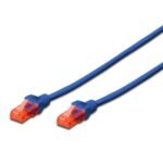 Cabo de Rede Ewent IM1019 Patch Cable CAT 6 UTP 3m Azul