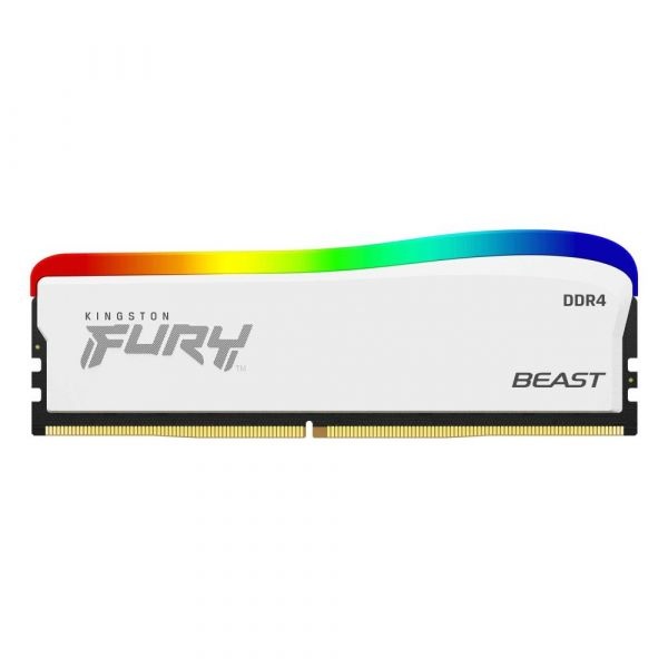 Memória RAM Kingston FURY Beast Branco SE 8GB DDR4 3200 MHz CL16