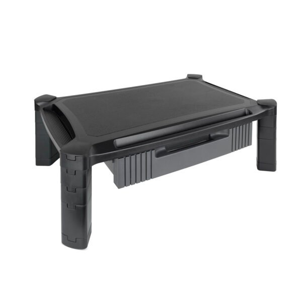 Base Para Monitor / Portáteis Regulável Tooq Multiusos com Gaveta