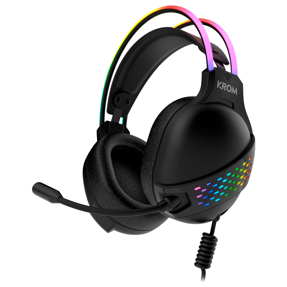 Headset Krom Klaim Stereo RGB Gaming Switch Technology