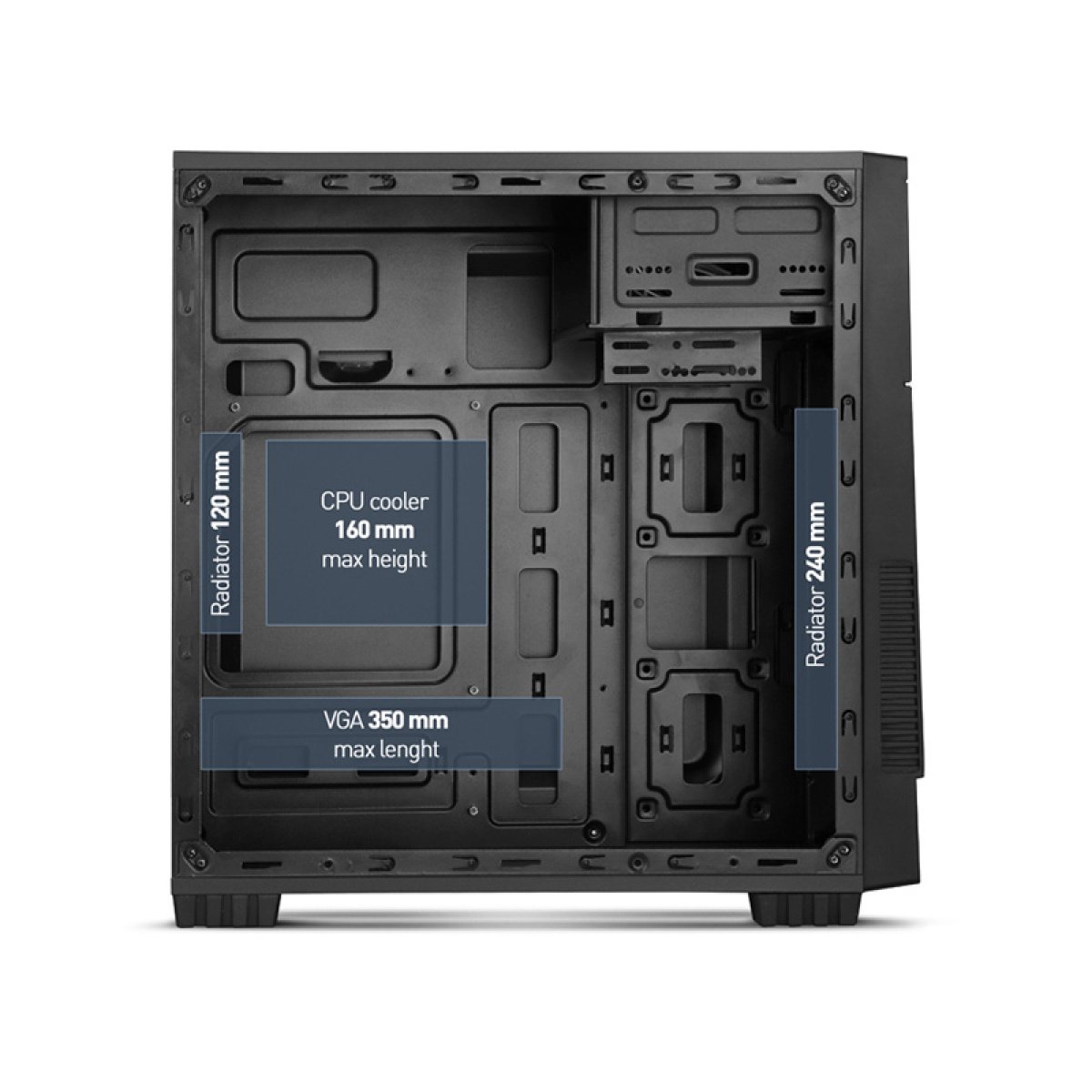 Caixa Micro-ATX Nox Virtus Preta - Image 6