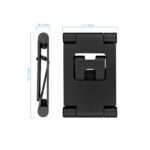 Suporte de Mesa Tooq Ajustável p/ Smartphone/Tablet Max. 10" Preto - Image 6