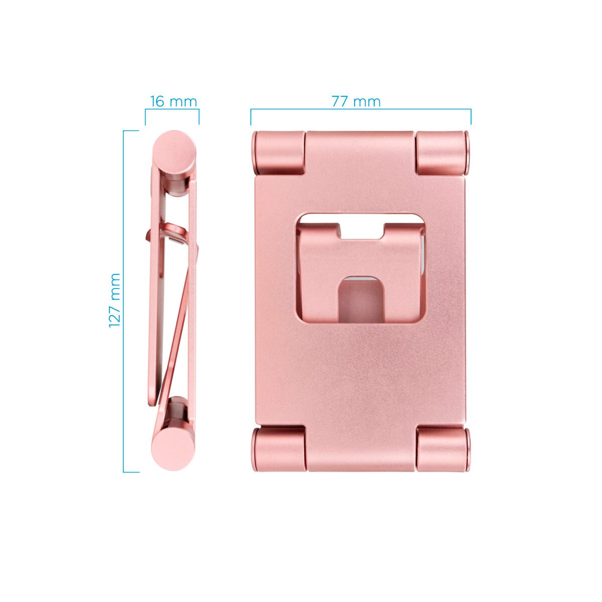 Suporte de Mesa Tooq Ajustável p/ Smartphone/Tablet Max. 10" Rosa - Image 9