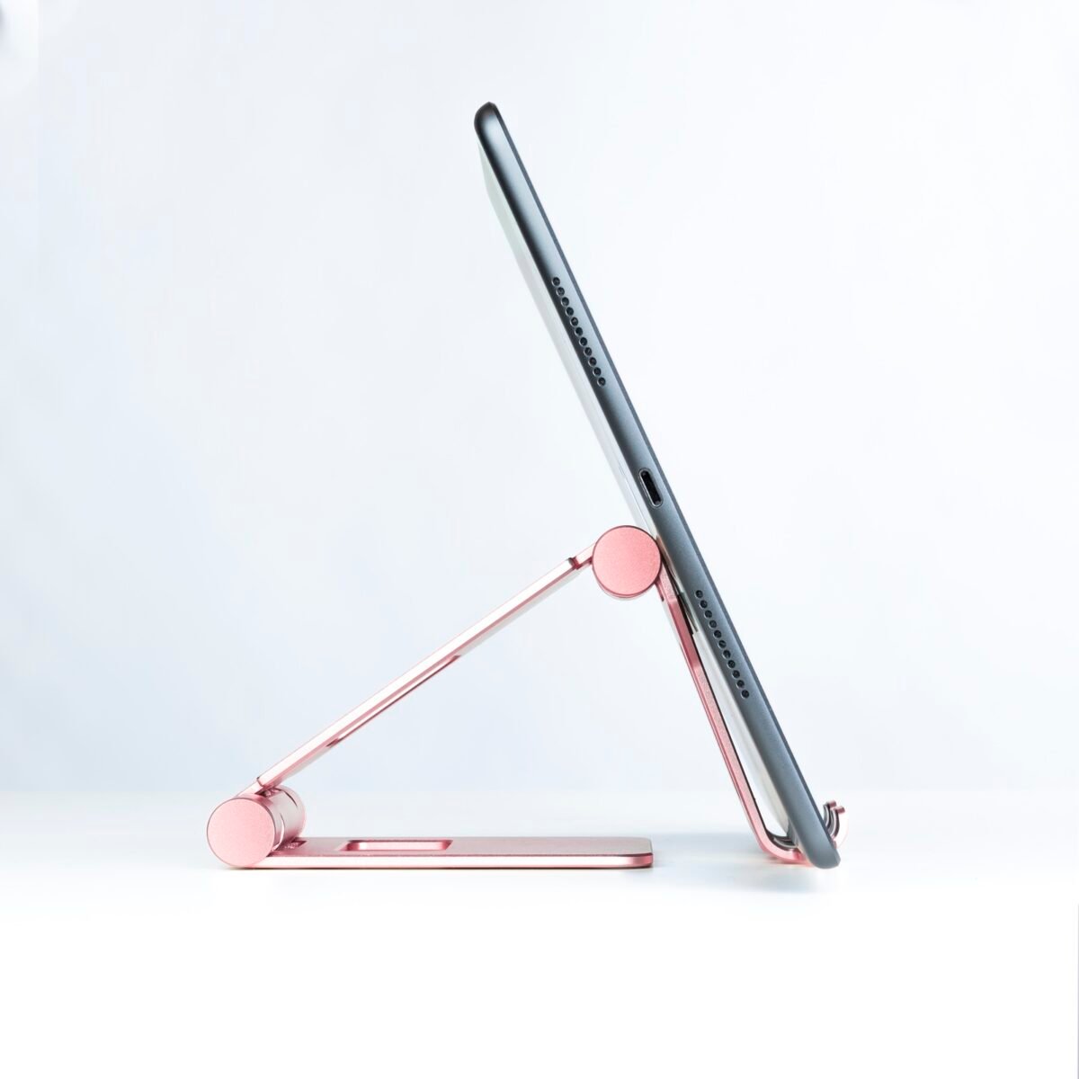 Suporte de Mesa Tooq Ajustável p/ Smartphone/Tablet Max. 10" Rosa - Image 4