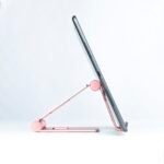 Suporte de Mesa Tooq Ajustável p/ Smartphone/Tablet Max. 10" Rosa - Image 4