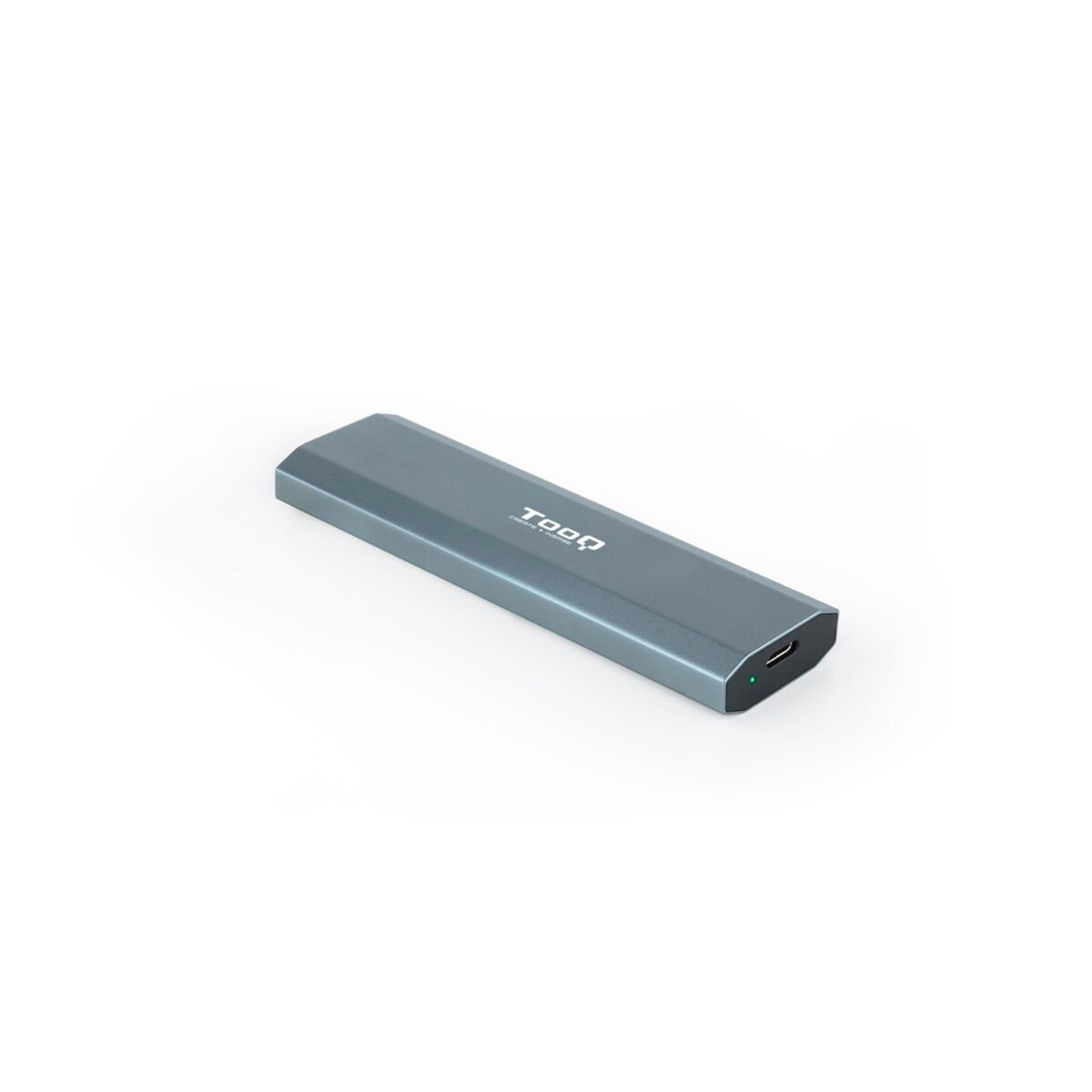 Caixa SSD Tooq M.2 NGFF/NVMe SSD - USB 3.1 Gen 2 Cinza - Image 1