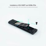 Caixa SSD Tooq M.2 NGFF/NVMe SSD - USB 3.1 Gen 2 Cinza - Image 8