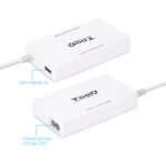 Carregador de Portátil Slim Tooq 100W 1x USB 9 Conectores Branco - Image 3