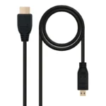 Cabo Micro HDMI V1.4 HEC Nanocable A/M-D/M 1.8 M