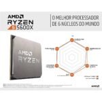 Processador AMD Ryzen 5 5600X 6-Core 3.7GHz c/ Turbo 4.6GHz 35MB SktAM4 - Image 2