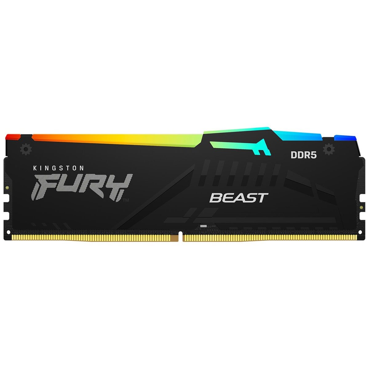 Memória RAM Kingston Fury Beast RGB 8GB (1x8GB) DDR5-6000MHz 1R CL36 Preta - Image 1