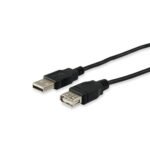Cabo Equip USB2.0 Extensão Preto 3m