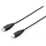 Cabo Equip USB 2.0 Tipo A para Tipo B Macho/Macho 3m