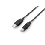 Cabo EQUIP USB 2.0 Tipo A para Tipo B 5,0m Preto