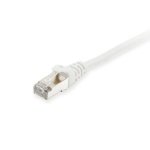 Cabo de Rede EQUIP RJ45 Cat.6 S/FTP 0,5m Branco