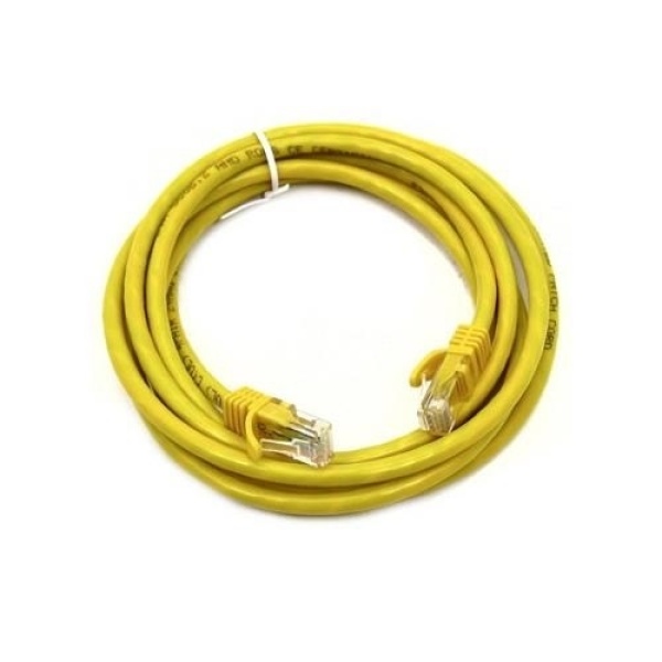 Cabo de Rede RJ45 Equip Cat.6 UTP Amarelo 7.5m