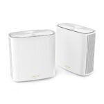 Router Asus AX5400 Mesh ZenWiFi (XD6S) Dual-Band Gigabit Branco (Pack2)