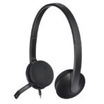 Headset Logitech H340 Stereo USB Preto