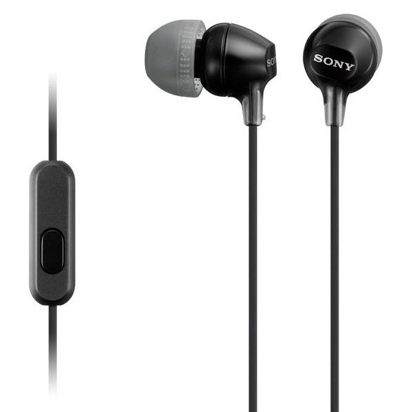 Auriculares Sony MDR-EX15AP (Android) Pretos Jack 3.5mm