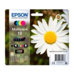 Tinteiro Epson Original Multipack 4 Cores Série 18 Margarida Claria Home
