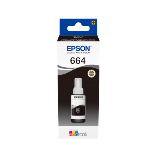 Tinteiro Epson 664 Ecotank Preto Ink bottle (70ml)