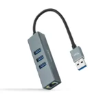 Hub Nanocable USB 3.0 a Ethernet Gigabit +3x USB 3.0 Aluminio