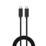 Cabo USB-C Ewent EC1045 PD 60W 10Gbps 4K 1m Preto