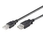 Cabo Ewent EC1067 USB 2.0 Type-A Macho para USB Type-A Fêmea AWG30 3m Preto