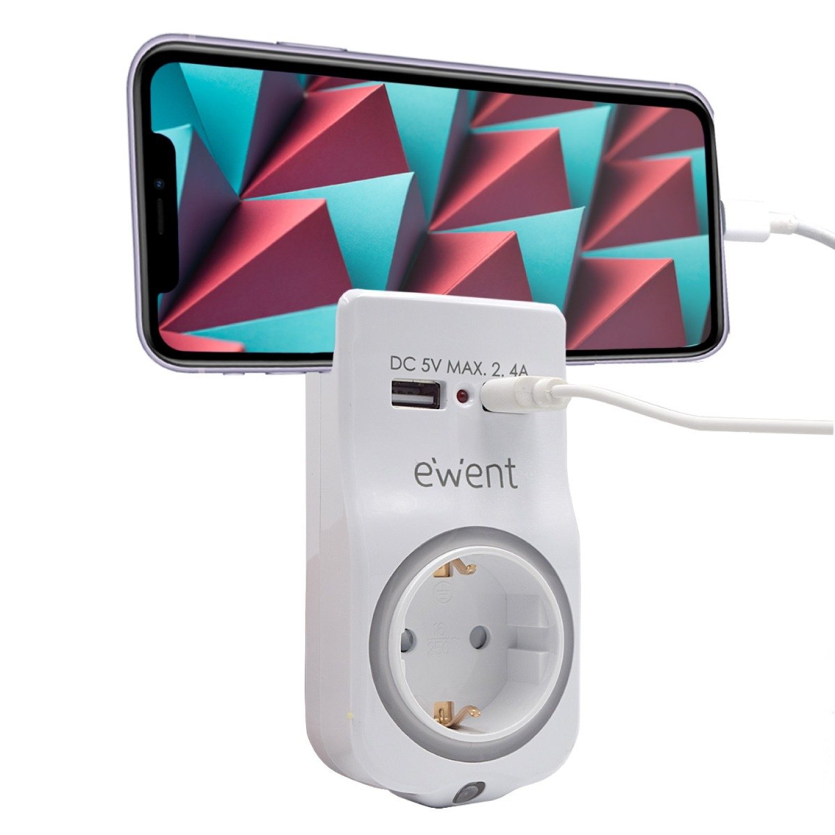 Carregador Ewent EW1225 USB 4 em 1 2.4A - Image 1