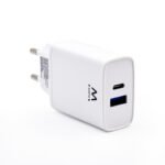 Carregador Ewent EW1321 USB-C / QC3.0 Fast Charger 20W Branco