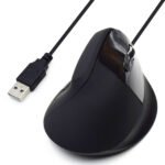 Rato Óptico Ewent EW3157 Vertical Ergonomic Preto