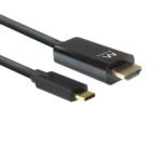 Cabo Ewent EW9824 USB-C para HDMI 4K/60Hz 2m Preto
